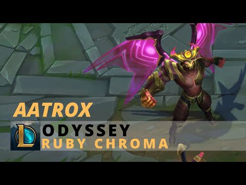 Odyssey Aatrox Ruby Chroma - League Of Legends