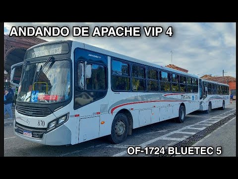 Andando de Caio Apache Vip 4 OF-1724 BlueTec 5 da Auto Ônibus Moratense - 870 (PARTE 2)