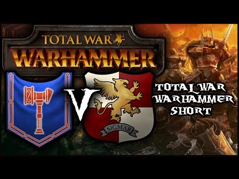 Total War Warhammer, Clan Angrund Vs The Empire (Cinematic Battle)
