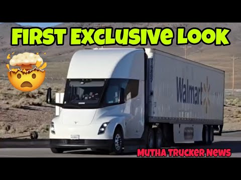 Thousands Of Truck Drivers Shocked At Tesla Walmart Semi Truck ???? (Mutha Trucker News Report)