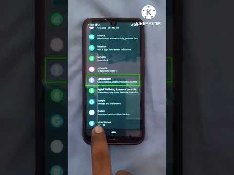 Nokia 3.4 Talkback off