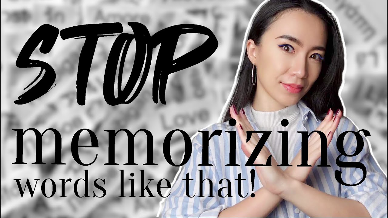 How to learn vocabulary in a smart and effective way? Not just spaced repetition! (Subtitles)