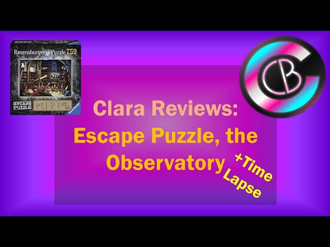 Clara reviews: Space Observatory, a Ravensburger escape puzzle jigsaw