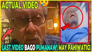 🔴 PAGPANAW ni RONALD VALDEZ, kinalungkot ng MARAMI !!! ACTUAL VIDEO bago MAMAALAM | Heneral Jevara