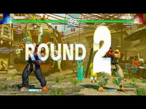 SFV~ Ryu (OliverQueen) vs  Ryu (Hydrinox)  HD
