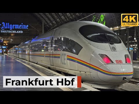 Frankfurt(Main)Hbf 03.10.2025 - Nächtliche Zugbewegungen & Morgenstimmung im Hauptbahnhof