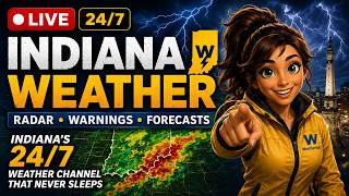 🔴 LIVE: Indiana Weather 24/7 — Radar, Warnings & Local Forecasts | WeatherValet
