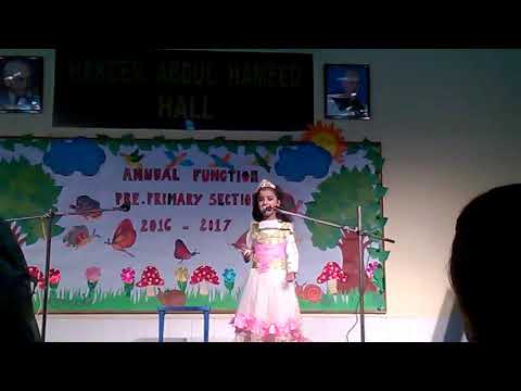 Rabea girl's public school-Annual day celebration-cindrella play by K.G kids