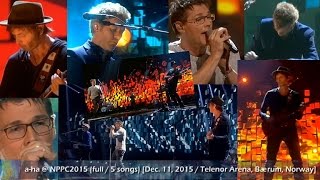 a-ha @ Nobel Peace Prize Concert 2015 (full / 5 songs) [Dec. 11, 2015 / Telenor Arena, Norway]