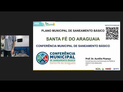 Conferência Municipal de Saneamento Básico de Santa Fé do Araguaia PMSB Tocantins