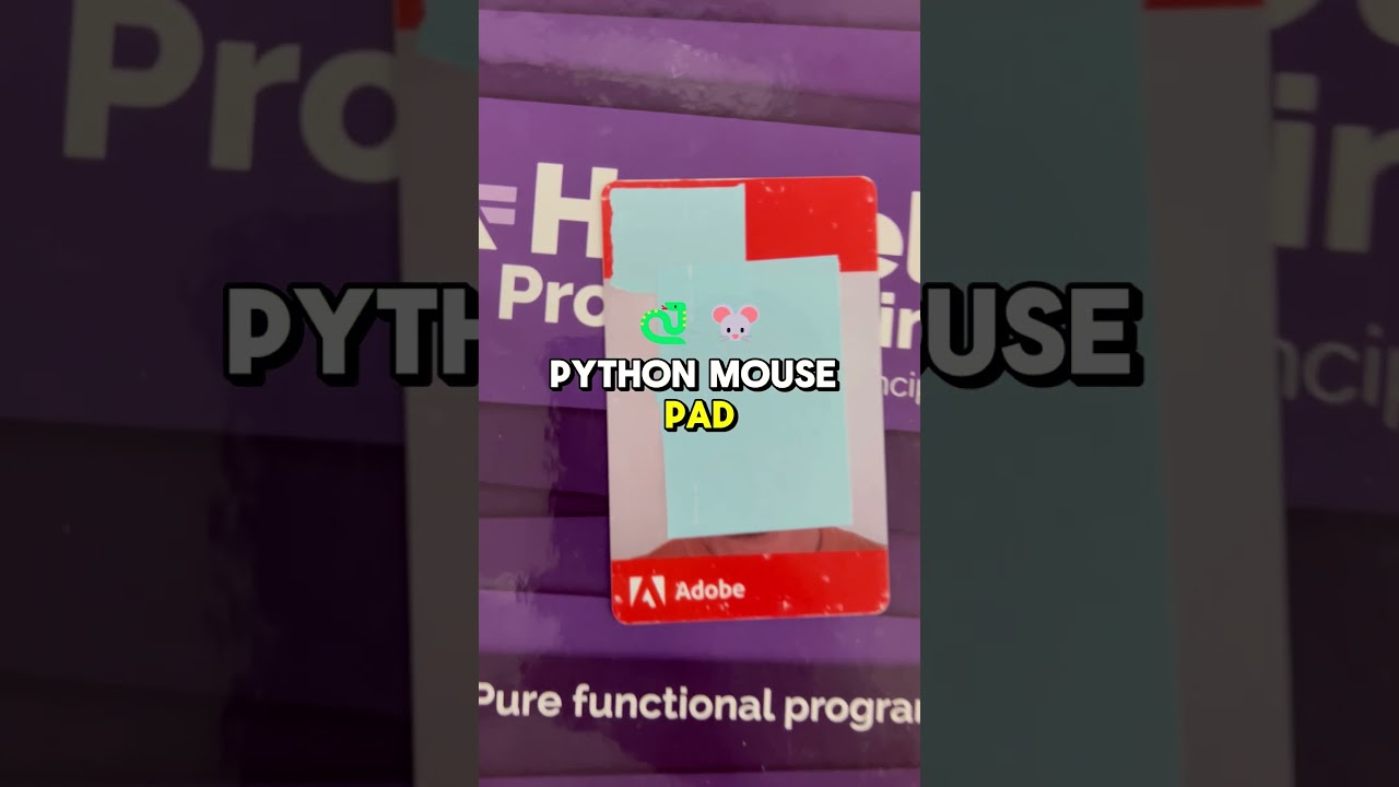 We invented Python mousepad #programming #python #datastructuresandalgorithmsinpython #coding