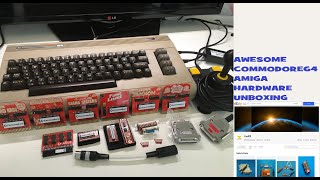 Unboxing awesome Commodore 64 Amiga hardware