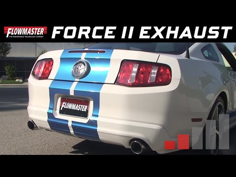 2011-14 Ford Mustang 3.7L - Force II Axle-back Exhaust System 817497