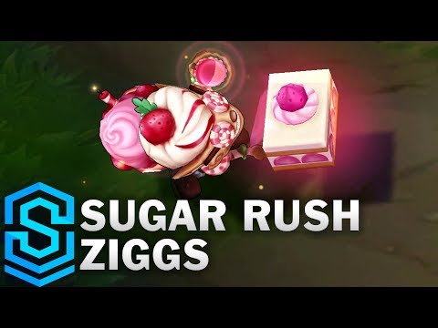 Sugar Rush Ziggs Skin Spotlight - Pre-Release - League of Legends