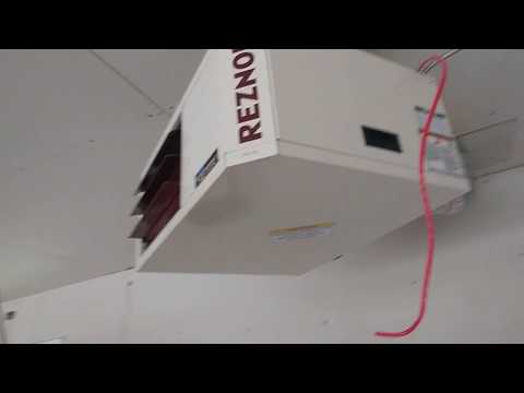 Reznor garage heater install