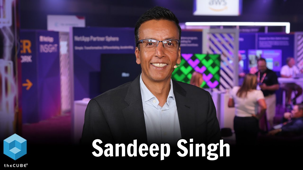 Sandeep Singh, NetApp | NetApp Insight 2024