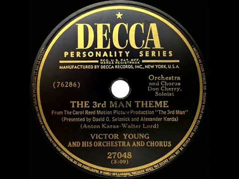 1950 Victor Young - The Third Man Theme (Don Cherry & chorus, vocal)