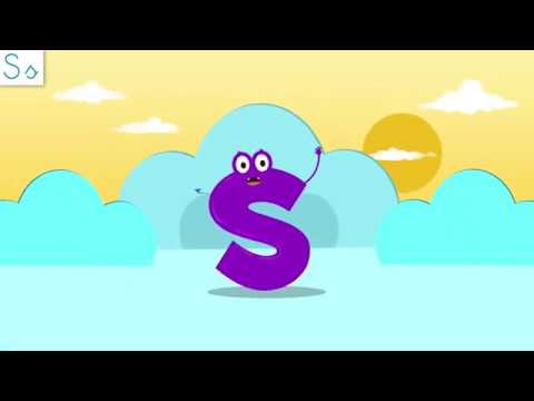 aprende la letra s con sara la serpiente el abecedario