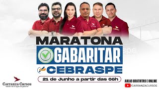 MARATONA GABARITAR CEBRASPE - QUESTÕES