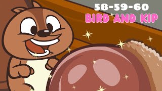 Toddler learning videos | Bird and Kip: 58-59-60