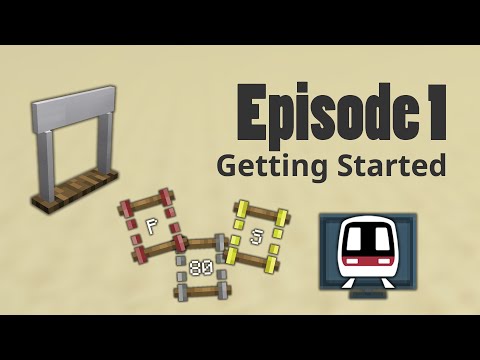 Getting Started - Minecraft Transit Railway Tutorials Episode 1