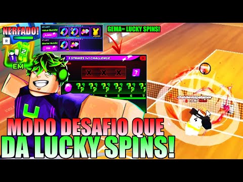 HAKKA NERFED!! NEW 1V1 MODE, WITH THE RIGHT TO WIN LUCKY SPINS!! VOLLEYBALL LEGENDS!! UPDATE 46!