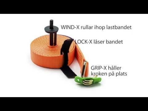 New tools for easy handling of cargo straps, WIND-X, GRIP-X and LOCK-X