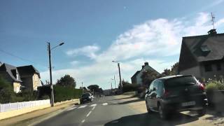 preview picture of video 'Driving Along Route de l'Ile Renote, Boulevard du Coz Pors & Rue de Poul Palud,Trégastel, France'