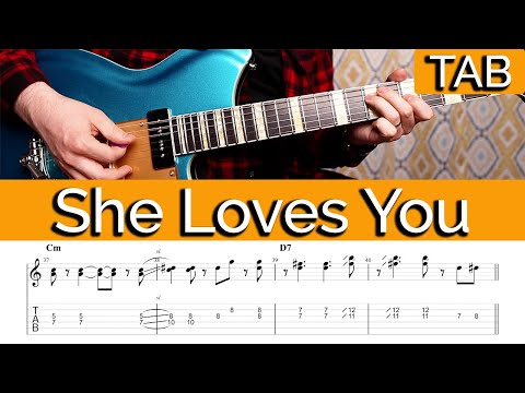 She Loves You - Guitar TAB (The Beatles)