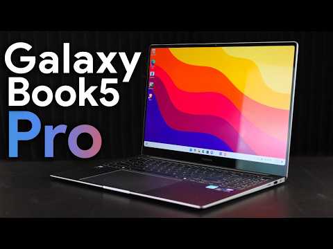 Samsung 16” Galaxy Book5 Pro 360 Copilot+ PC, AI Computer, Intel Core 7 Ultra Processor, 3K AMOLED (2880x1800) Touchscreen, S Pen,120Hz, Dolby Atmos, Student Laptop, Lightweight, All-Day Battery Life video review thumbnail