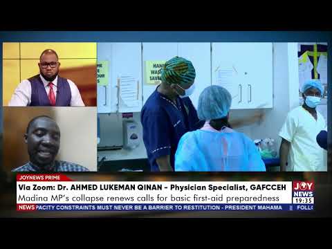 It's not a good practice to pour water on people when they collapse- Dr. Ahmed Lukeman Qinan
