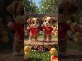 Adorable Puppies Dancing On Garden Stage Funny Dog Show Shorts PuppyDance
