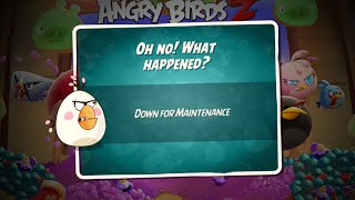 Cancelled CVC CLAN BATTLE 8 birds | Intense room 1 bubbles start and strike | angry birds 2 ab2