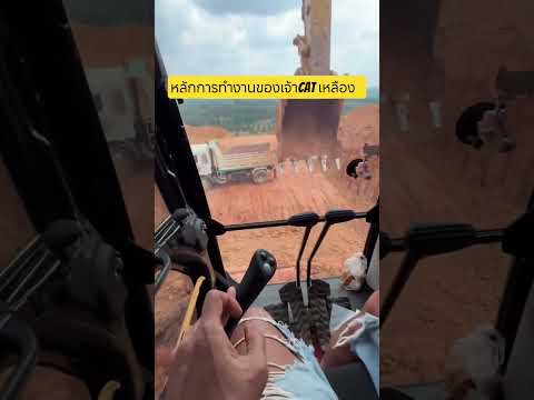 #รถขุด #cat