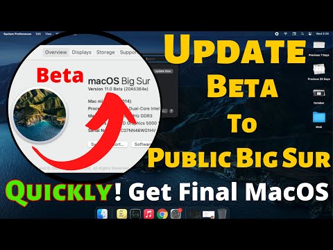 How to Update macOS Beta to Public MacOS Big Sur [Get Update Final Version]