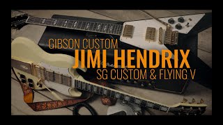 Video thumbnail for Gibson Custom Jimi Hendrix 1967 SG Custom & 1969 Flying V demo | Guitar.com by Guitar