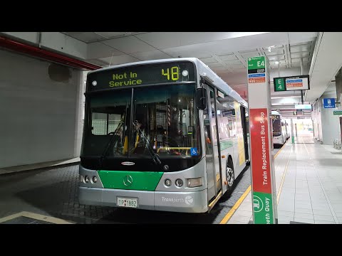 TP1882 Transperth Bus Mercedes-Benz OC500LE CNG Sound Loud ZF+Kickdown