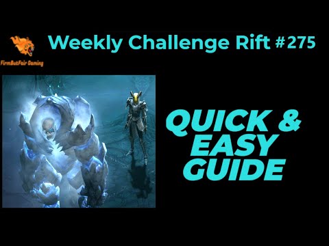 Diablo 3: NA Challenge Rift #275 - Quick & Easy Guide - Maps & Everything you need for a quick time!