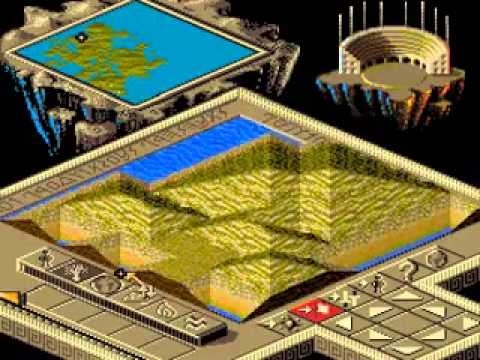 Populous II Trials of the Olympian Gods (Europe)  - Super Nintendo Gameplay