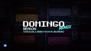Reykon - Domingo Remix (feat. Cosculluela, Greeicy &amp; Rauw Alejandro)[Official Lyric Video]