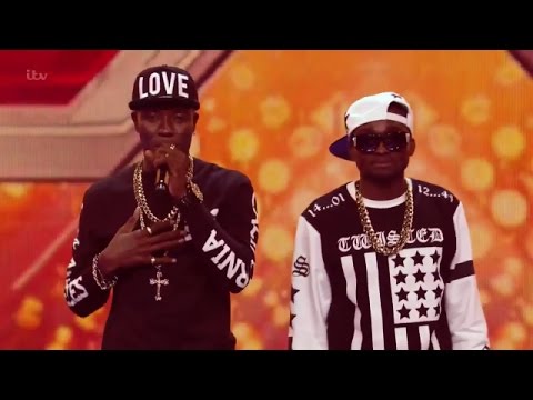 AMAZING - Reggie n Bollie 'Cheerleader' song cover - The Six Chair Challenge - The X Factor UK 2015