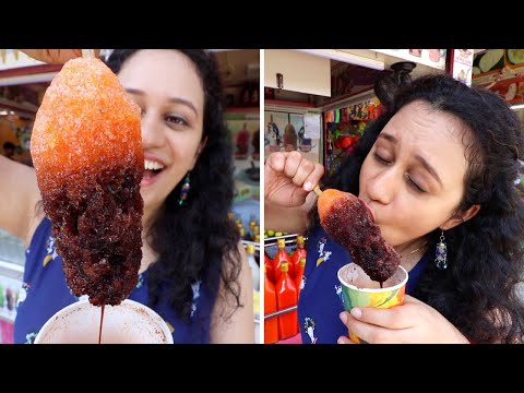 Mumbai Juhu Beach Street Food | Jinni Dosa, Falooda, Pav Bhaji | Indian Food Vlog