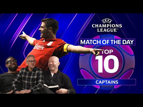 MOTD Top 10 Show (New) - Best Captains | ft Gary Lineker, Alan Shearer & Micah Richards