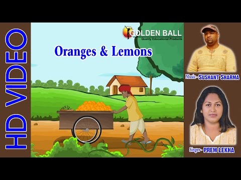 Oranges And Lemons Sold For A Penny Nursery Rhyme - English Rhymes for Babies | Kids Songs