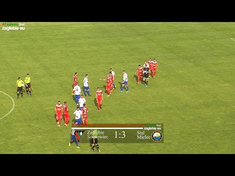 Bramki ze sparingu Zagłębie Sosnowiec - Stal Mielec (1:3)