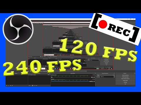 How To Record At 120 or 240 FPS OBS Studio Tutorial