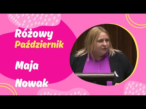 Maja Nowak - #RóżowyPaździernik #profilaktyka