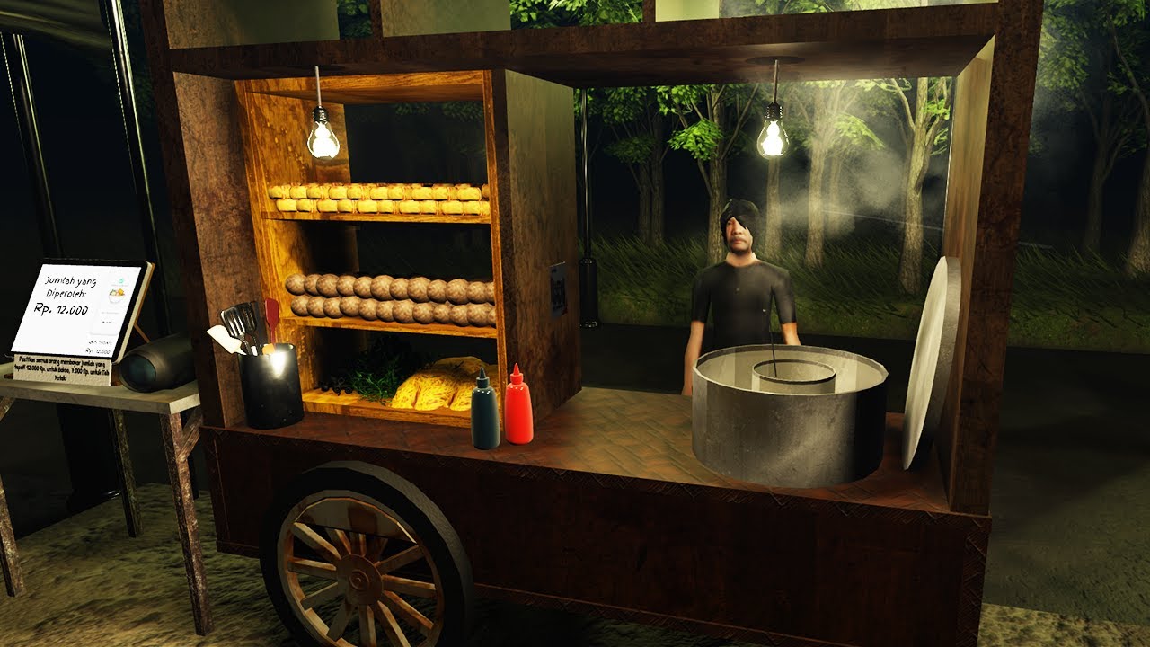 AKU JUALAN BAKSO MALANG DI MALAM HARI TAPI ADA YANG ANEH.... Bakso Malang Anomalies