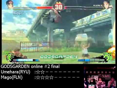 SSF4: Daigo Umehara (Ryu) vs Mago (FeiLong) - GodsGarden 2 Day 8 (Part 2)