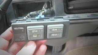 Service 4WD Light Chevy Tahoe GMC Yukon 4x4 Switch Repair 1992 - 1999
